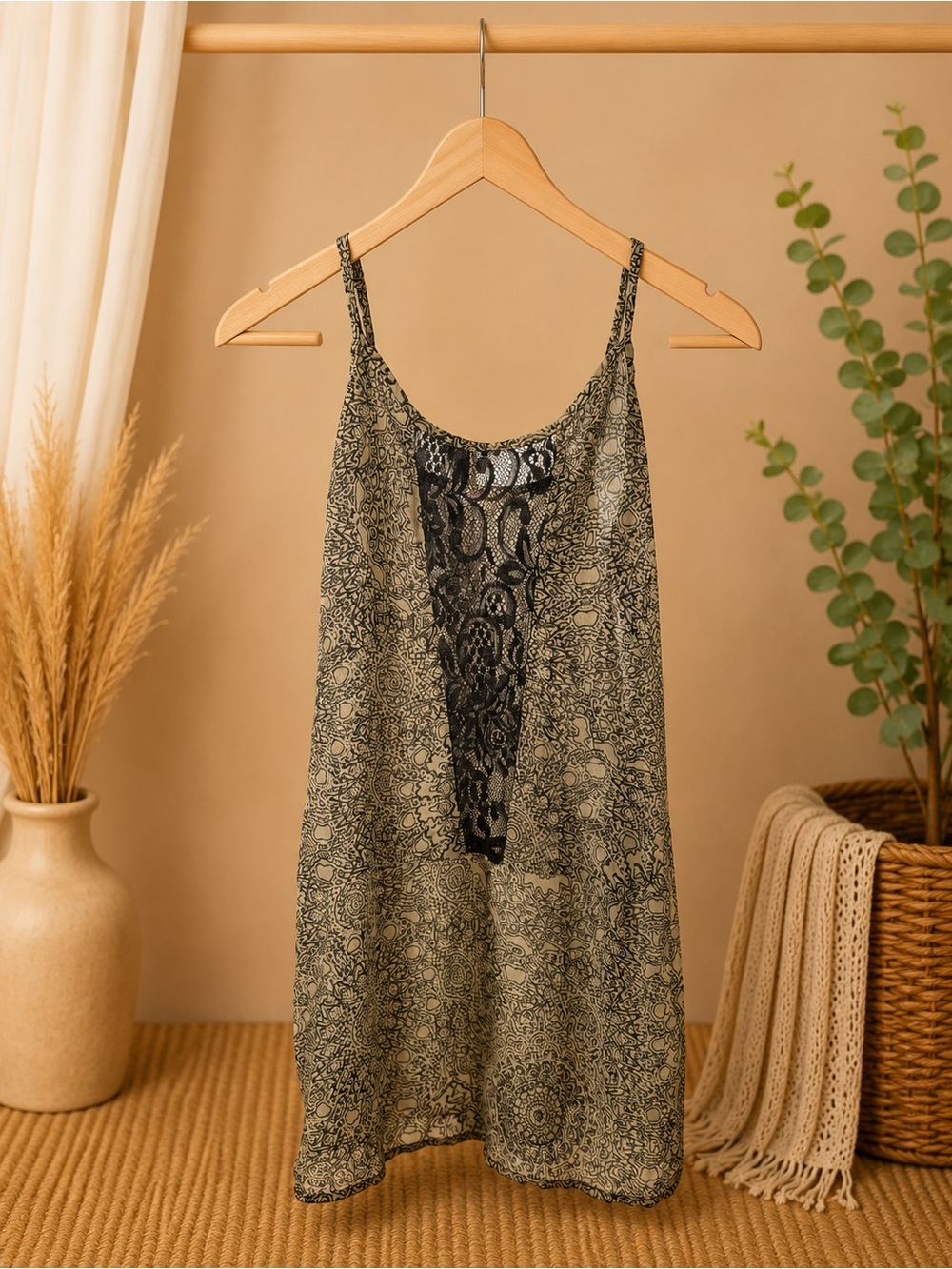 Flowy sheer tank